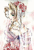 9829 - Picture of Aerith from \'The Madman`s Cafe\'.