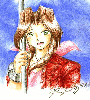 000701 - Aerith, drawn and donated by John Joseco.
