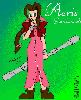 002500 - Aerith Gainsborough, drawn and donated by John Moore.