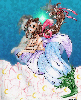 003101 - `The Flowergirl` - Aerith Gainborough drawn and donated by Lautaro Ikari.