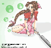 012307 - Aerith artwork drawn and donated by Nico.