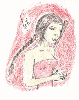012600 - Aerith drawn and donated by Mina.
