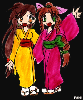 020900 - Aerith and Tifa artwork drawn and contributed by Fani.