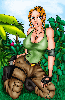 991301 - Cammy in a jungle outfit, by Wicket.