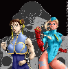 010901 - Chun-Li, Cammy and Bison drawn and donated by Bullsnake.