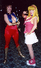 013600 - Honeychan and Tristen Citrine cosplaying as Cutey Honey.
