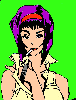 003301 - Faye Valentine drawn and donated by B.A.D.
