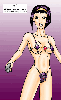 033600 - Faye Valentine drawn and contributed by Amy. The poor girl visited the DOA-XV Island and had all her clothes stolen, leaving her only with this Venus outfit.