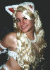 003302 - H-chan cosplaying as 'blonde' Felicia.