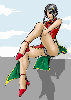 003500 - Lei-Fang in a rather risque pose, by Baro `91X` Jung.
