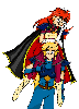 9800 - Nifty picture of Lina and Gourry by Amber.