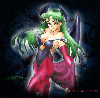 9811 - A picture of Morrigan done and donated by Xrystal.