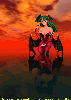 9809 - Picture of Morrigan (Bryce Background), drawn and donated by Chun.