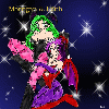 020900 - Morrigan and Lilith artwork drawn and contributed by Fani.