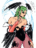 032000 - Morrigan artwork drawn and contributed by Shadoboxxer.