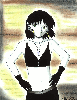 023300 - Nadia, looking like Death from the Sandman universe, drawn and contributed by James Bender.