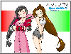 9824 - Picture of Tifa Lockhart (And Aerith) by Young Wang.