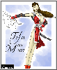 000901 - Tifa Lockheart, dressed as Mai Shiranui, drawn and donated by Lightfoot.