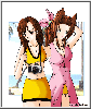 013100 - Tifa Lockheart and Aerith Gainsborough drawn and donated by Alex S.