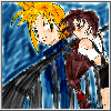 013403 - Tifa Lockheart and Cloud drawn and donated by Fani.