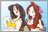 032600 - Tifa and Aerith drawn and contributed by Fani.