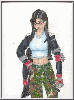 040701 - Tifa artwork drawn and contributed by Ricardo Montoia.