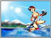021900 - Swimming at the Lake, by Joey `Roach` Gohu. Slightly reduced in size as the original is pretty hefty in size.. Very nicely done, though!