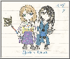 021300 - Yuna and Rinoa drawn and donated by Yuna.